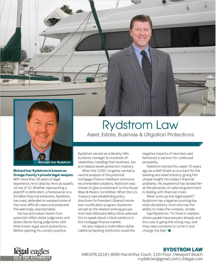 Article Rich Rydstrom OClegalegales assetprotection